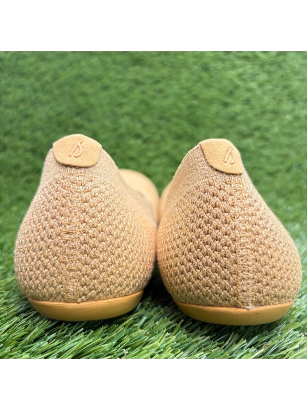 Allbirds Tree Breezer Womens Size 8 Forage Tan Casual Slip On Ballet Flats Shoes - Picture 6 of 8
